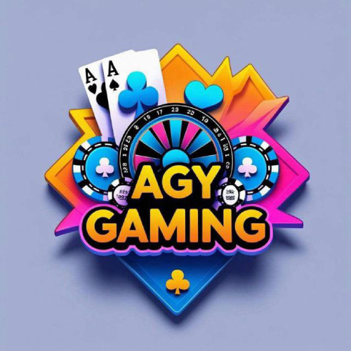 AGYGaming app banner with download options for Android and iOS
